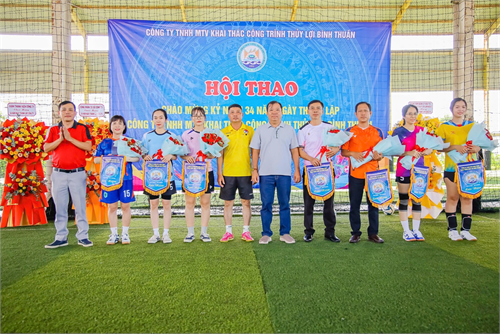 Sôi động Hội thao trong cán bộ, công nhân viên, người lao động Công ty TNHH MTV Khai thác công trình Thủy lợi Bình Thuận năm 2026.